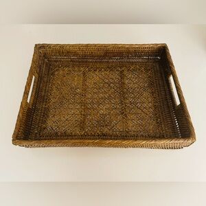 European NEW Handmade Rattan Presentation Tray